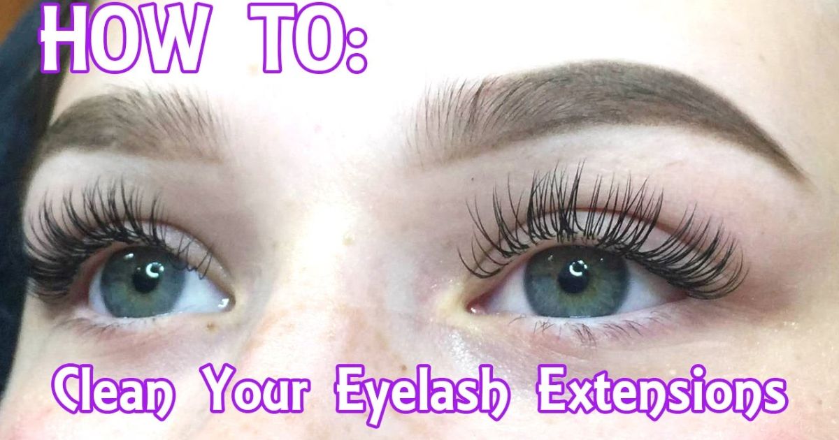How to Clean Eyelash Extensions at Home (The Right Way)