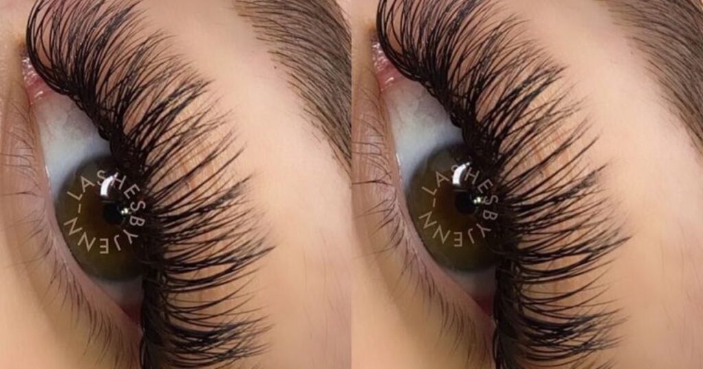 Hybrid Eyelash Extensions